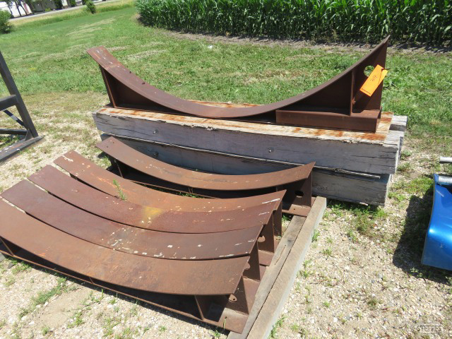 (6) Steel saddles for hauling propane tanks
